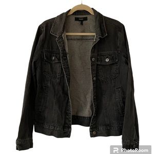 Black Denim Jean Jacket Forever 21